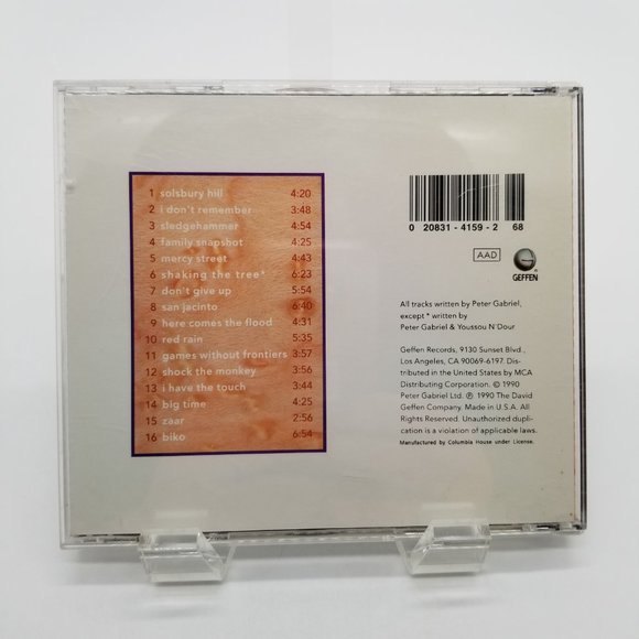 Vintage Music CD 90s Shaking The Tree Sixteen Golden Greats Peter Gabriel Rock - Picture 2 of 5